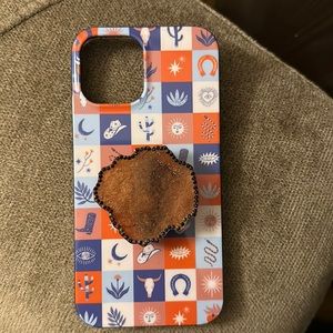 Casely iPhone 12 Pro Max Western Love Case With Western Pop Socket :)